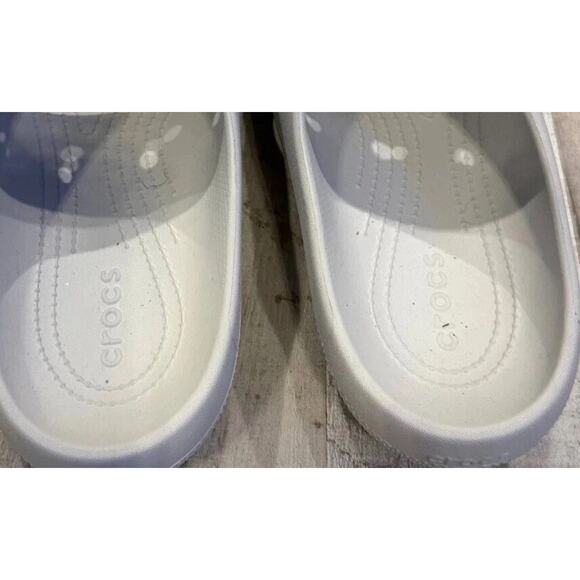 NWT Crocs Classic Slide Sandal Size M10/W12 Gray Rubber Casual Outdoor Slip On - Picture 4 of 8